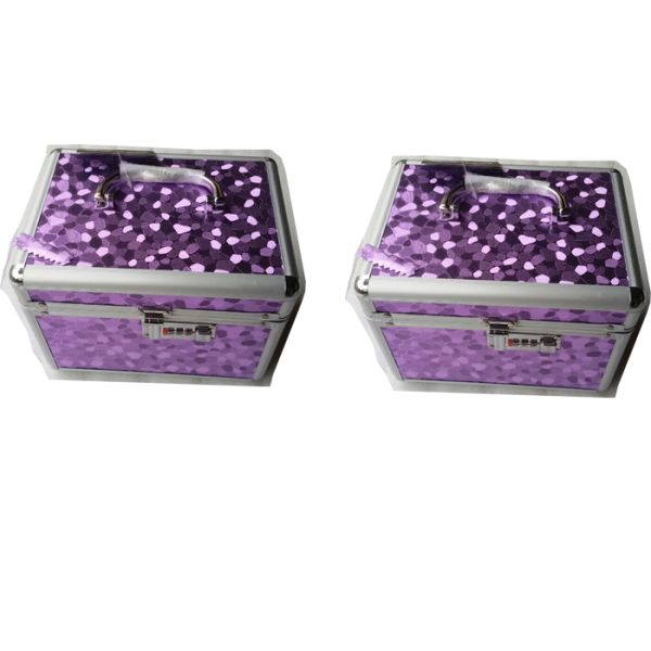 3 Pieces Set Of Beautify Cosmetics Case Aluminum Framed OEM ODM Available