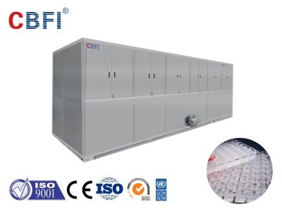 Automatic Controlled 10000kgs Cube Ice Machine For Catering High Efficiency