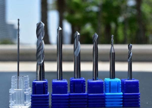 Bocado de broca contínuo contínuo do carboneto do carboneto de tungstênio 3mm para furos de broca