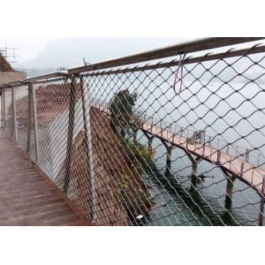Stainless Steel Cable Mesh Factory SS316 High Bridge Rope Mesh