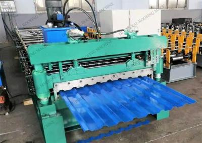 PLC Corrugated Panel Roll Forming Machine 1.25m Metal Sheet Roll Forming Machine