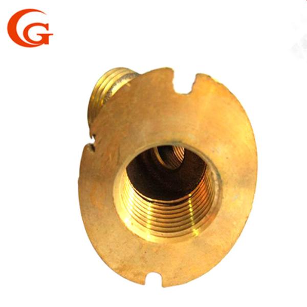 Corpo de válvula do torneira do jardim do CNC, 3/4 conector do babador da mangueira do OEM