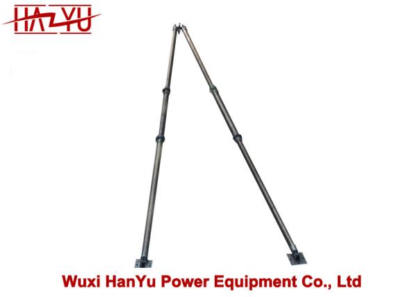 A ShapeExtension  Aluminum Gin Pole Tubular Gin Pole For Tower