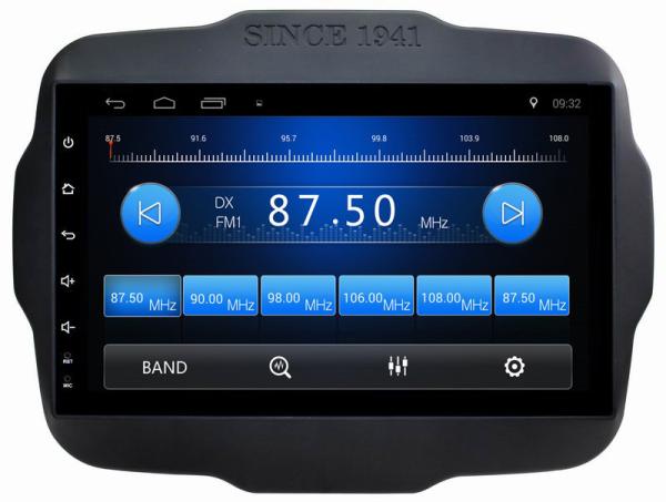 Ouchuangbo car audio media kit android 8.1 for Jeep Renegade 2016 support USB SWC wifi gps navi dual zone