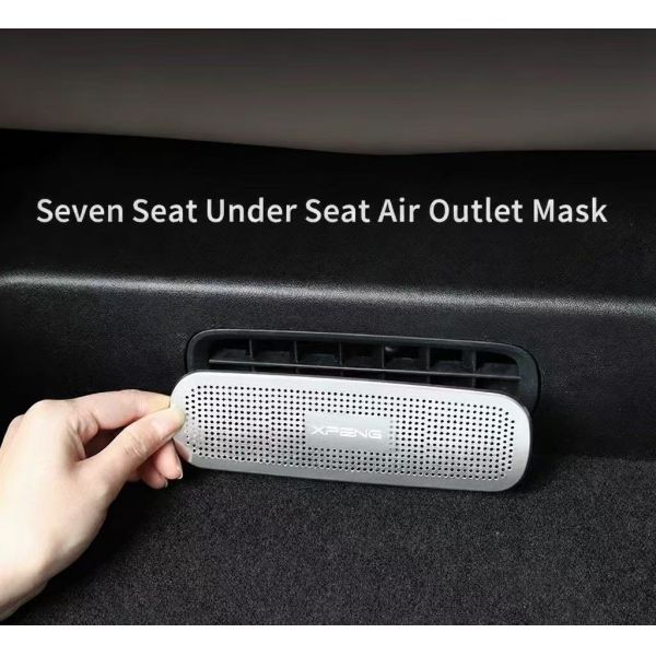 For25 Xiaopeng X9 Extended Range Edition Seat Air Conditioning Exhaust Third Row Protective Cover