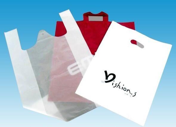 Custom Transparent /Color PE Packaging T-shirt Shopping Plastic Bag with Customers' Design