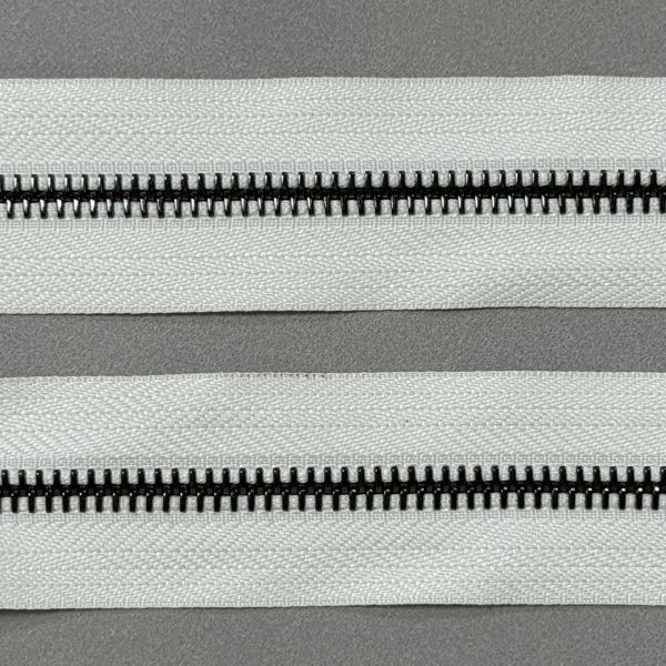 #5 Euro Teeth Metal Zipper High Lateral Pull Strength Luxury Apparel Accessories