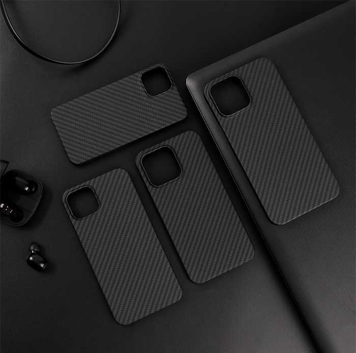 Роскошные штейновые случай волокна Aramid iPhone 13 финиша Pro