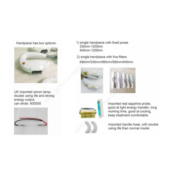 Double Handpiece Professional Ipl Laser Hair Removal Machines 110v - 240v