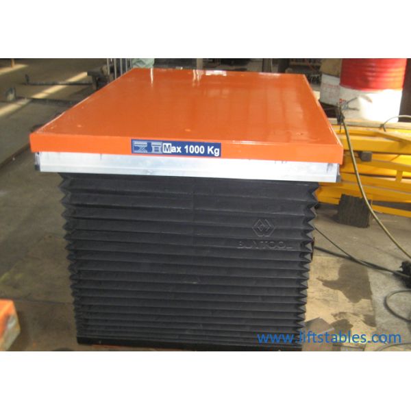 Мобильные одиночные Scissor неподвижная таблица подъема 150kg 500kg 2000 Lbs с крышками мембран безопасности