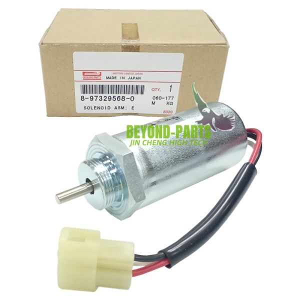 Hitachi Excavator Spare Parts 12V Engine Stop Solenoid Valve Coil 897329-5680 8-97329568-0
