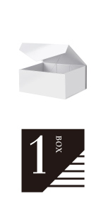 Matte Black Glossy black Magnetic Lid Gifts, Crafting, Cupcake, Candy, Bridesmaid Proposal Boxes Easy Assemble Boxes
