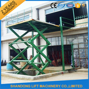 CE Hydraulic Stationary Scissor Lift Work Table for Warehouse Cargo Lift