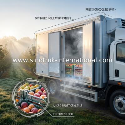 SINOTRUK Insulated Refrigerated Truck CKD Panels -18℃ For Refrigerator Truck