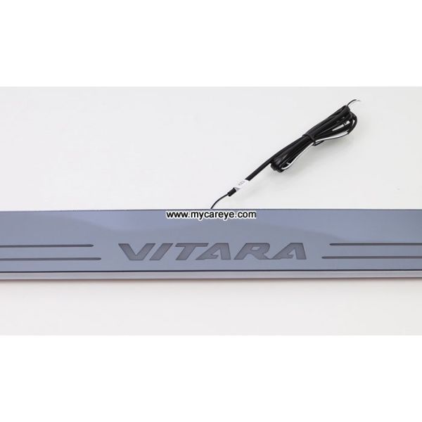 Suzuki Grand Vitara LED door sill plate light moving door scuff Pedal lights