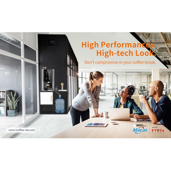 Коммерческий автомат для продажи кофе 10 вкусов горячих напитков