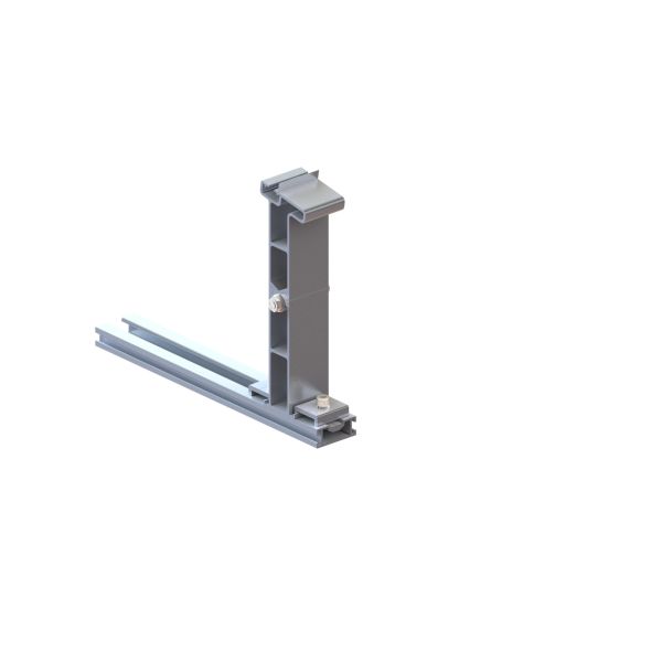 Панель балласта системы плоской крыши 10 градусов солнечная устанавливая фотовольтайческая обрамленная