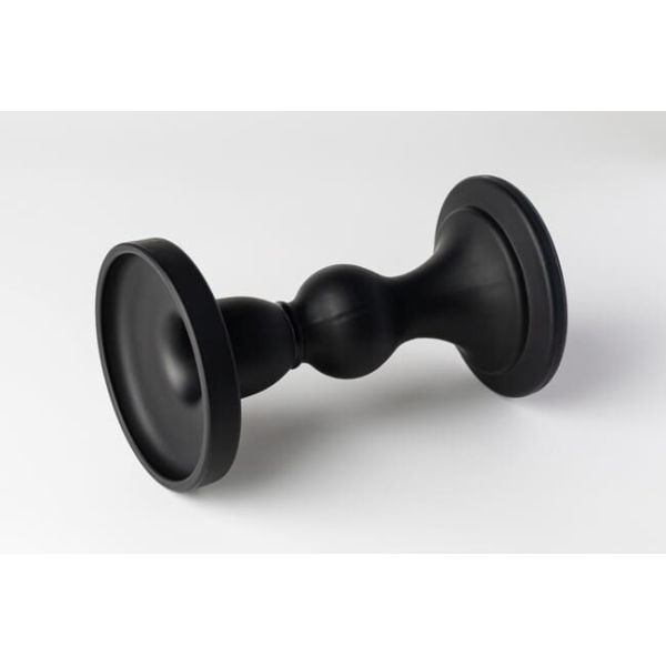 Black Color Glass Candle Holder Lead Free Pillar And Taper Candle Holders