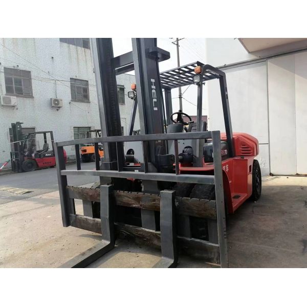 USED HELI CPCD70 7ton Diesel Forklift with Side Shift in Customer Requirements Met