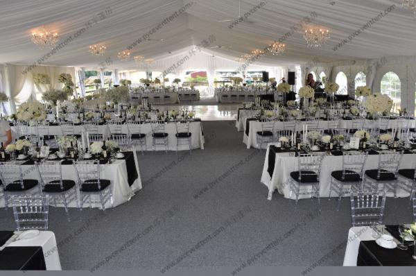 Decorations Outdoor Luxury Wedding Event Tents , Large Wedding Tent For Parties