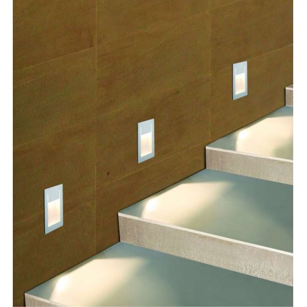 4W IP 65  LED Outside Wall Lights  Aluminum Recessed Outdoor Wall lights