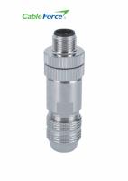 Tomada do cabo de Pin EMI Shielded PG7 do conector 5 de Wireable do campo do homem M12