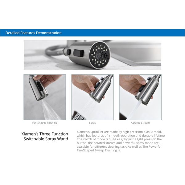 ротатабельный кран раковины нержавеющей стали OEM кранs Адвокатуры кухни