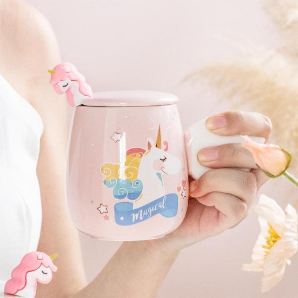 Ceramic Unicorn Mug with USB Heating Base 300ml