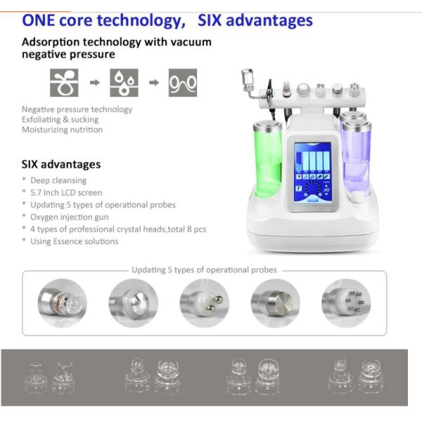 19 в 1 лицевой машине машины/портативном оборудовании Хйдрафасиал для салона