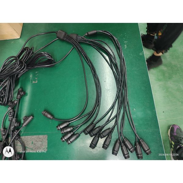 Nylon Coated M8 Waterproof Male Female Connector Smart Agricultural Machine Controller