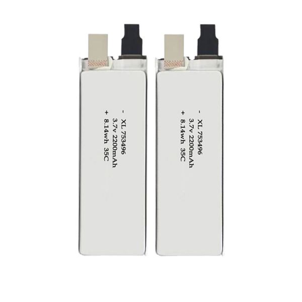 Factory Wholesale 753496 High Rate Battery 2200mah 3.7v 35C Drone Lipo Battery for Car Model Ship Model Aircraft Model Products