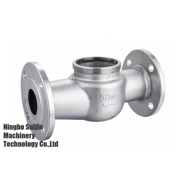 Stainless Steel Valve Body Casting Part Single Jet Water Meter Housing