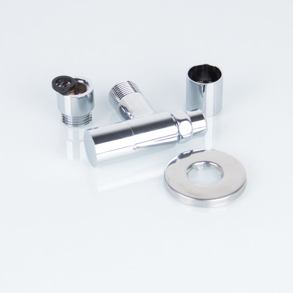 Zinc Handle Wall Mounted Chrome Polished Brass Bibcock