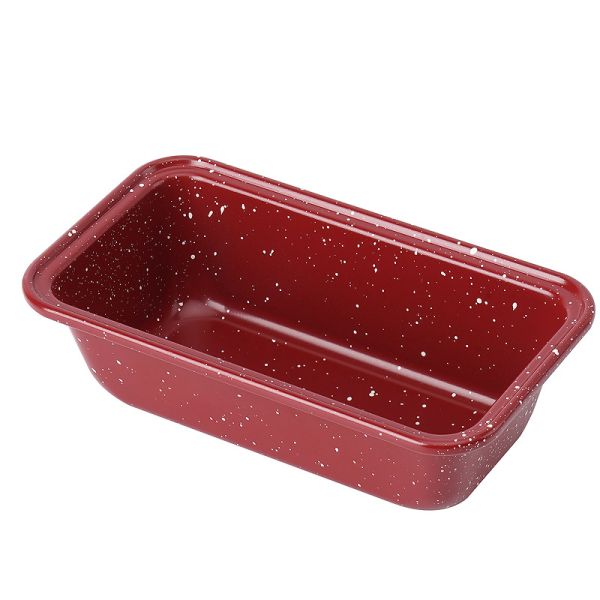 RED Kitchen Goodies 6 Inch Cake Mold Carbon Steel Bread And Toast Mold Baking Pan