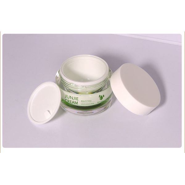 Junjie Cosmetics Packaging Set 30ml-120ml Skin Care Lotion Bottle with Pumb Empty Acrylic Jars for Face Cream 50g