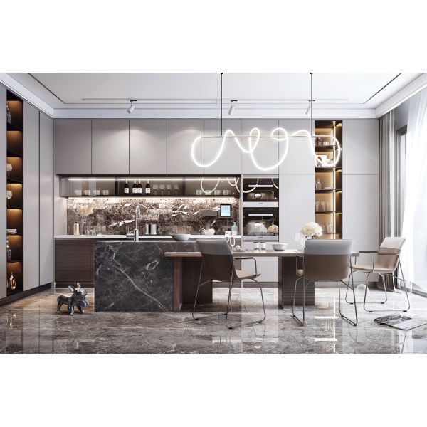 Modern Kitchen Cabinet With Blum / Hettich / DTC Hardware Parts