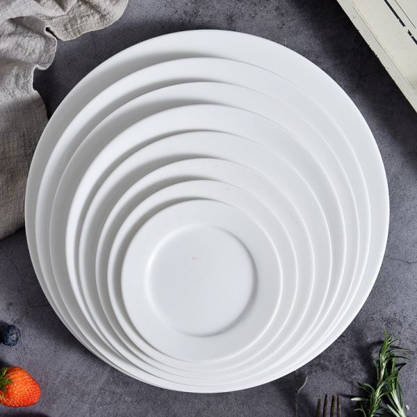 Savall Plain 6 To 14 Inch Porcelain Plates