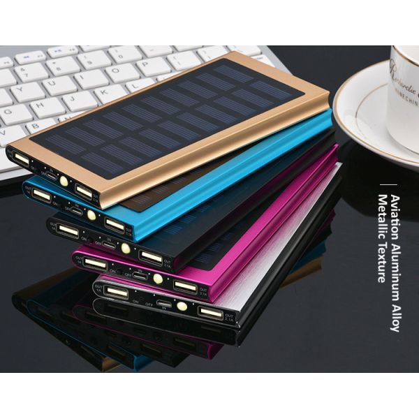 High Quality Solar Power Bank 8000mah Durable Solar Charger Portable for Mobile Phones
