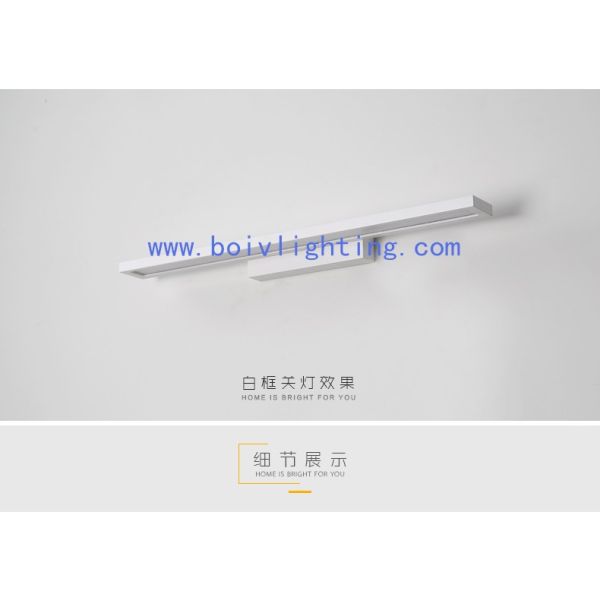 Lens Head light  Mirror 400*60MM  BV5017 Iron 85V-265V 16W Indoor Lamp