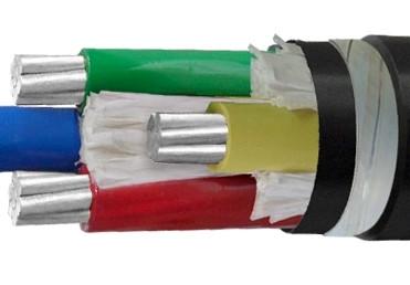 0.6/1kV 3x150+1x70 mm2 YJLV22 Armoured Electrical Cable AL/XLPE/STA/PVC Aluminum Power Cable