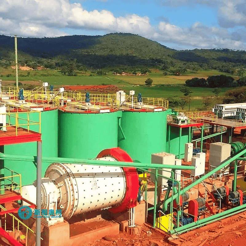 CIP CIL Gold Extraction System with pH Range 10.5-11.5 for 98% Recovery Rate and Input Size 