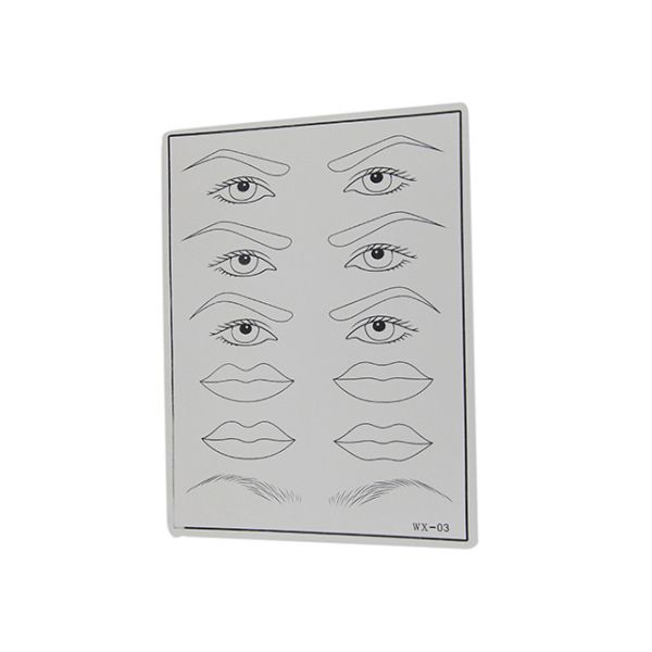Permanent Makeup Practice Skin Eyes / Eyebrows 3D Tattoo Training For Beginners