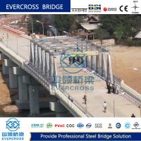 Pont à tresse en acier à cadre rigide pont modulaire temporaire capacité de charge lourde