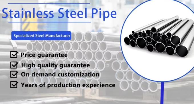 AiSi Mirror Polished Welded Stainless Steel Tube Pipe ASTM A249 A269 A270 A312 A554 SUS 304 304L 316 316L 309S Bending Cutting