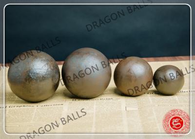 Round Steel Cement Grinding Balls , Air Hammer Forged Steel Grinding Balls