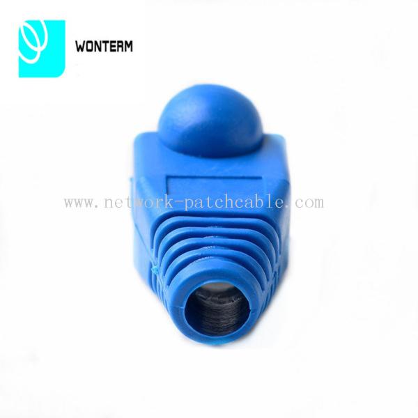 RJ45 Boot Rj 45 Network Jack With 8P8C CAT5E CAT6 Patch Cable Plug Boot