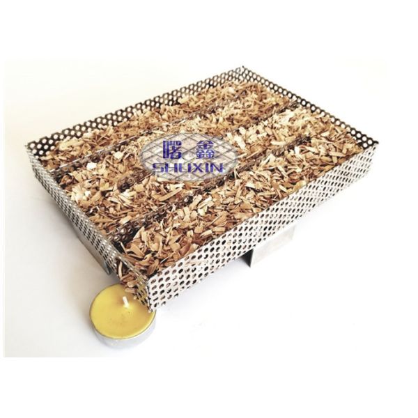 Генератор дыма Ббк нержавеющей стали В2А 304 домодельный с деревянными щепками