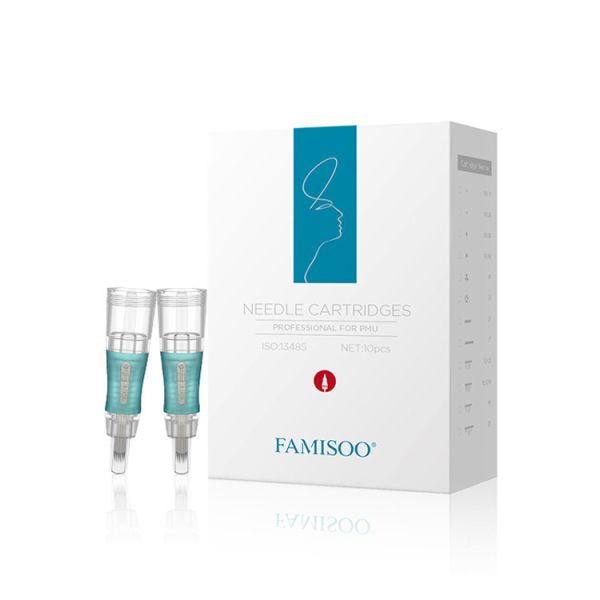 Игла 3F макияжа нержавеющей стали постоянная со случаем силикона