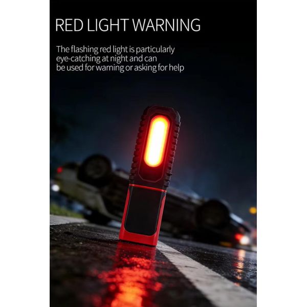 Rotatable LED Flashlight with Magnet Charging Car Repair Inspection Lamp Flashlight Work Lamp Auto Repair Maintenance Lamp