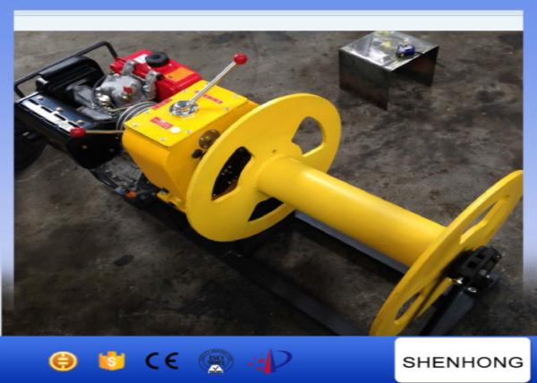 Cable Pulling Gas Powered Winch Air Cooled Diesel Engine 840×600×500